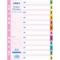 ABBA A4 Plastic Divider - Monthly