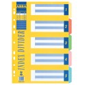 ABBA A4 5 Part HD Paper Divider