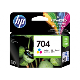 HP 704 Tri-color Ink Advantage Cartridge