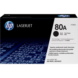 HP 80A Black LaserJet Toner Cartridge