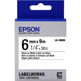 Epson LK-2WBN Tape Cartridge