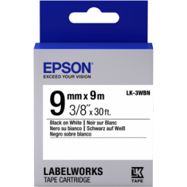 Epson LK-3WBN Tape Cartridge
