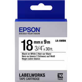 Epson LK-5WBN Tape Cartridge