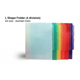 L Shape Folder (4 divison)